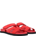 Hermès Chypre Sandals — Vermilion Pink