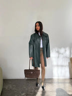 BOLSO ESSENTIAL EAST-WEST | GAMUZA CHOCOLATE