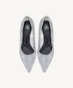 EternalPace Diamond Pointed Toe Heeled Pump - Low Heeled