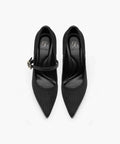 StyleFlex Pointed Toe Heeled Platform Pump - 2X Wide