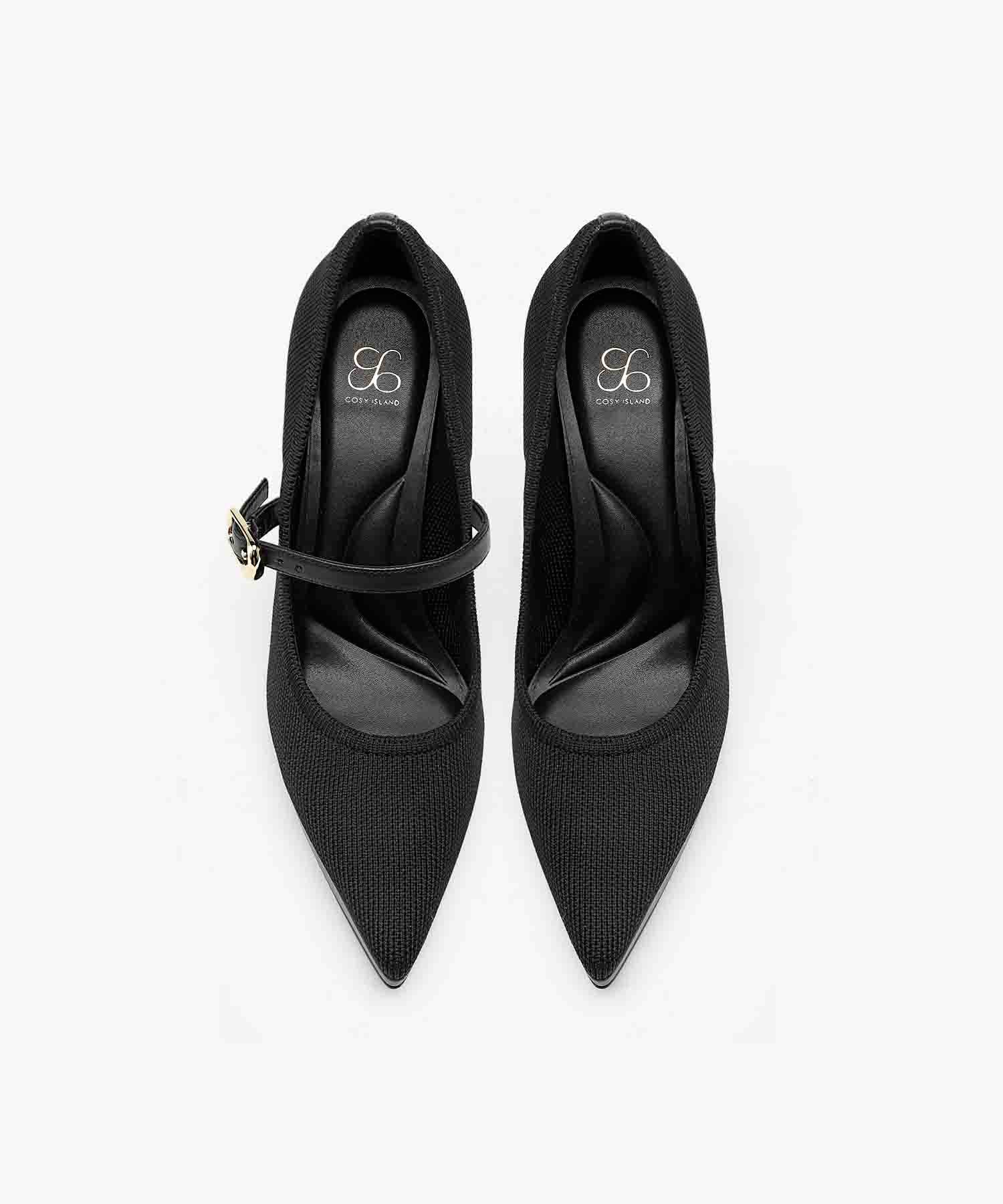 StyleFlex Pointed Toe Heeled Platform Pump - 2X Wide
