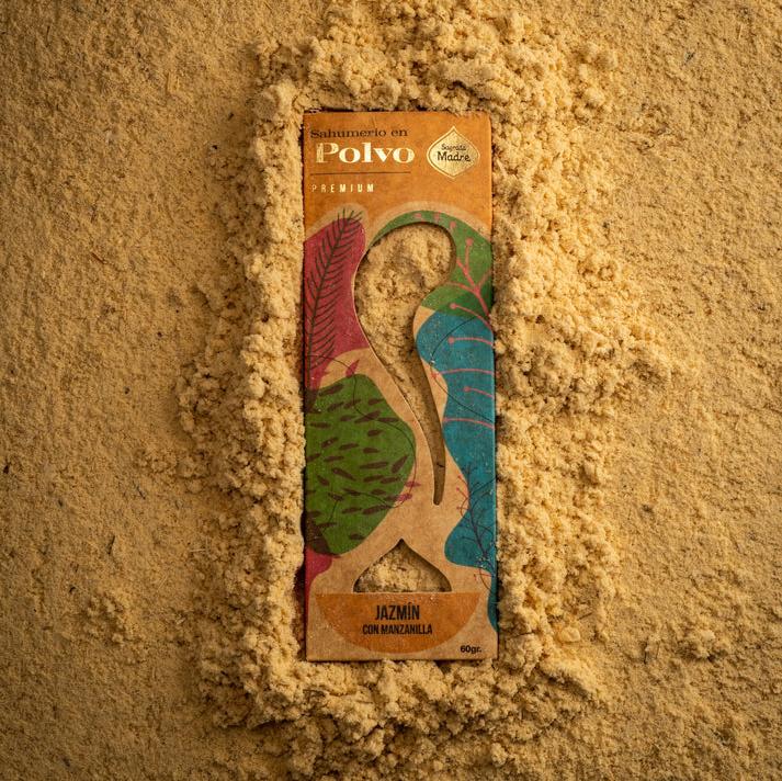 Incienso en Polvo Jazmín con Manzanilla - Sagrada Madre