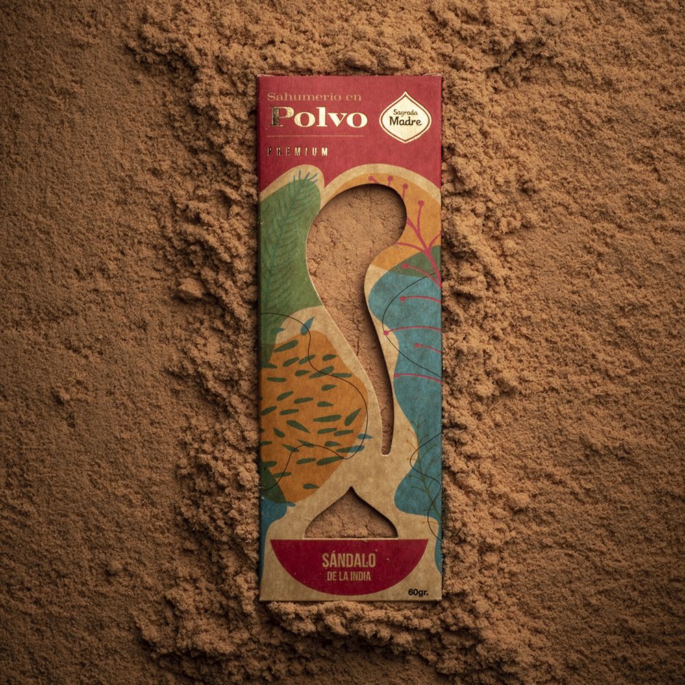 Incienso en Polvo Sándalo de la India - Sagrada Madre