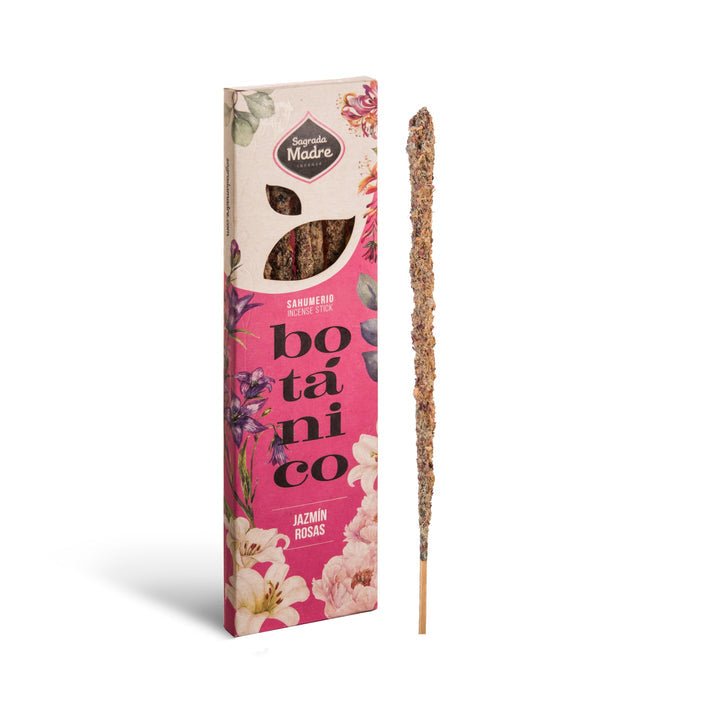 Incienso Jazmín & Rosas 'Botánico' - Sagrada Madre