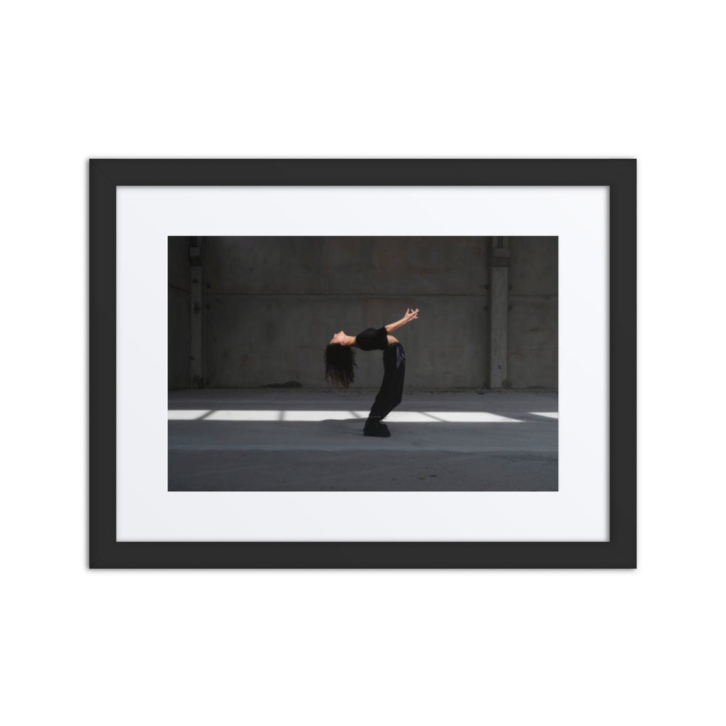Industrial Cambré | Dance-Art Framed Poster #38 (17.5" H x 21.5" W)