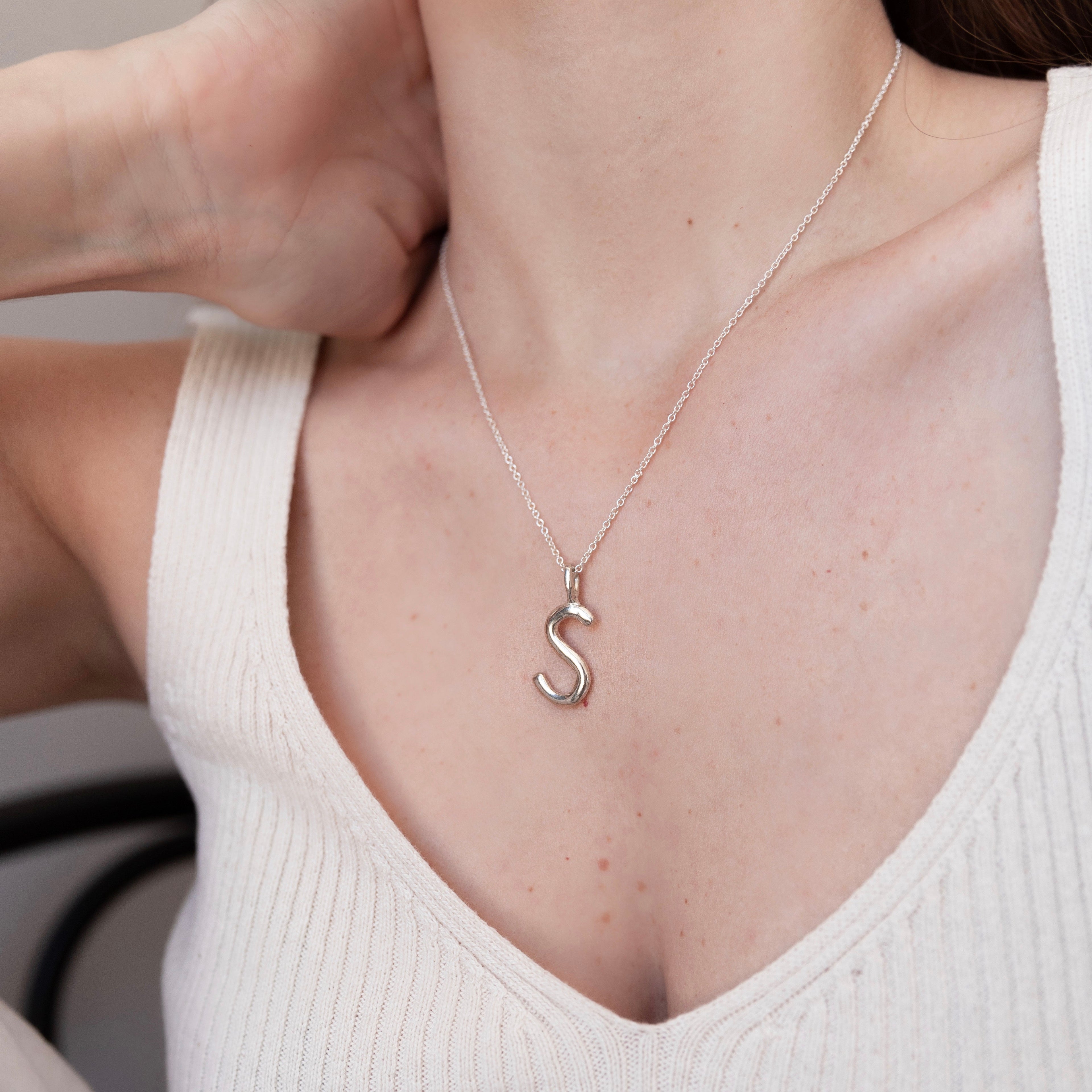 COLGANTE INICIAL SMALL | PLATA