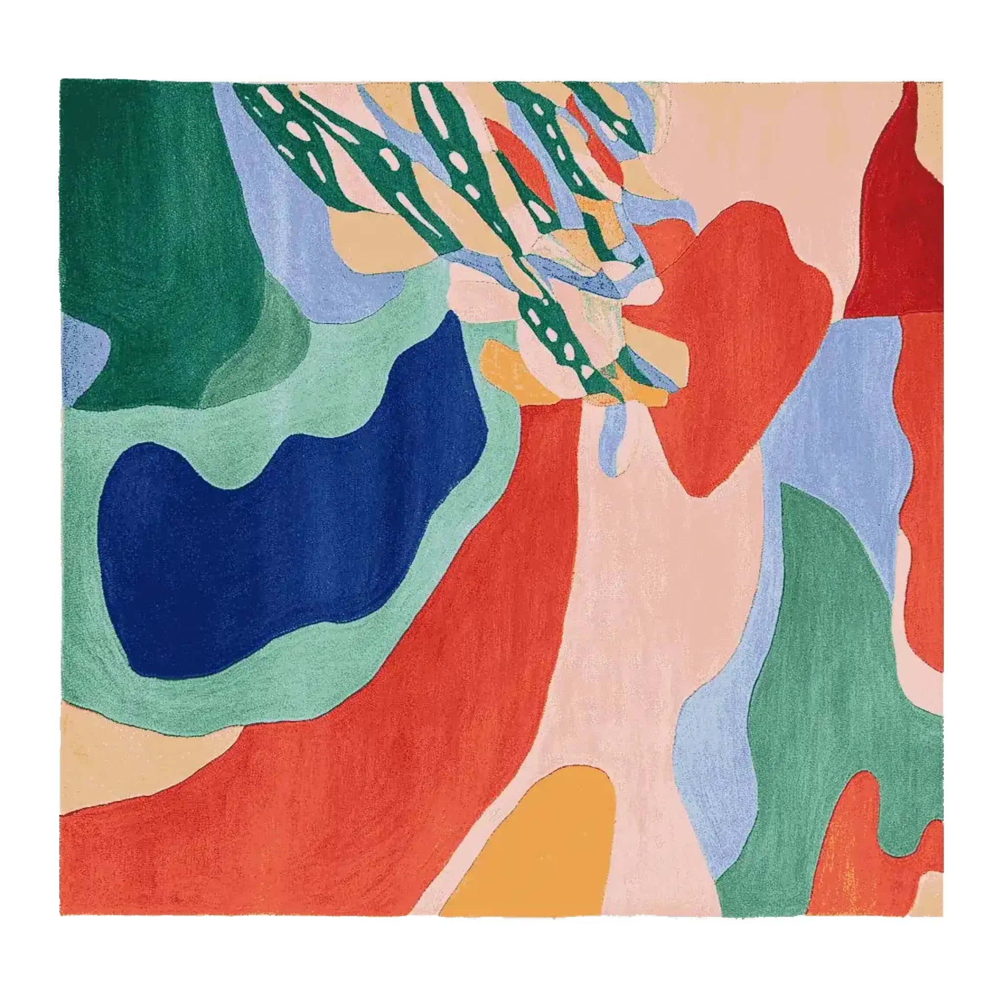 Ink Flow Terrain Hand Tufted Rug