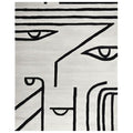 Inkbound Face Geometry Hand Tufted Rug