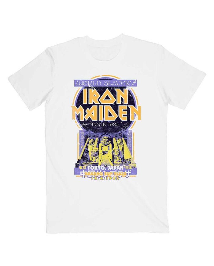 Iron Maiden - Camiseta "Powerslave Japan Flyer" Unisex