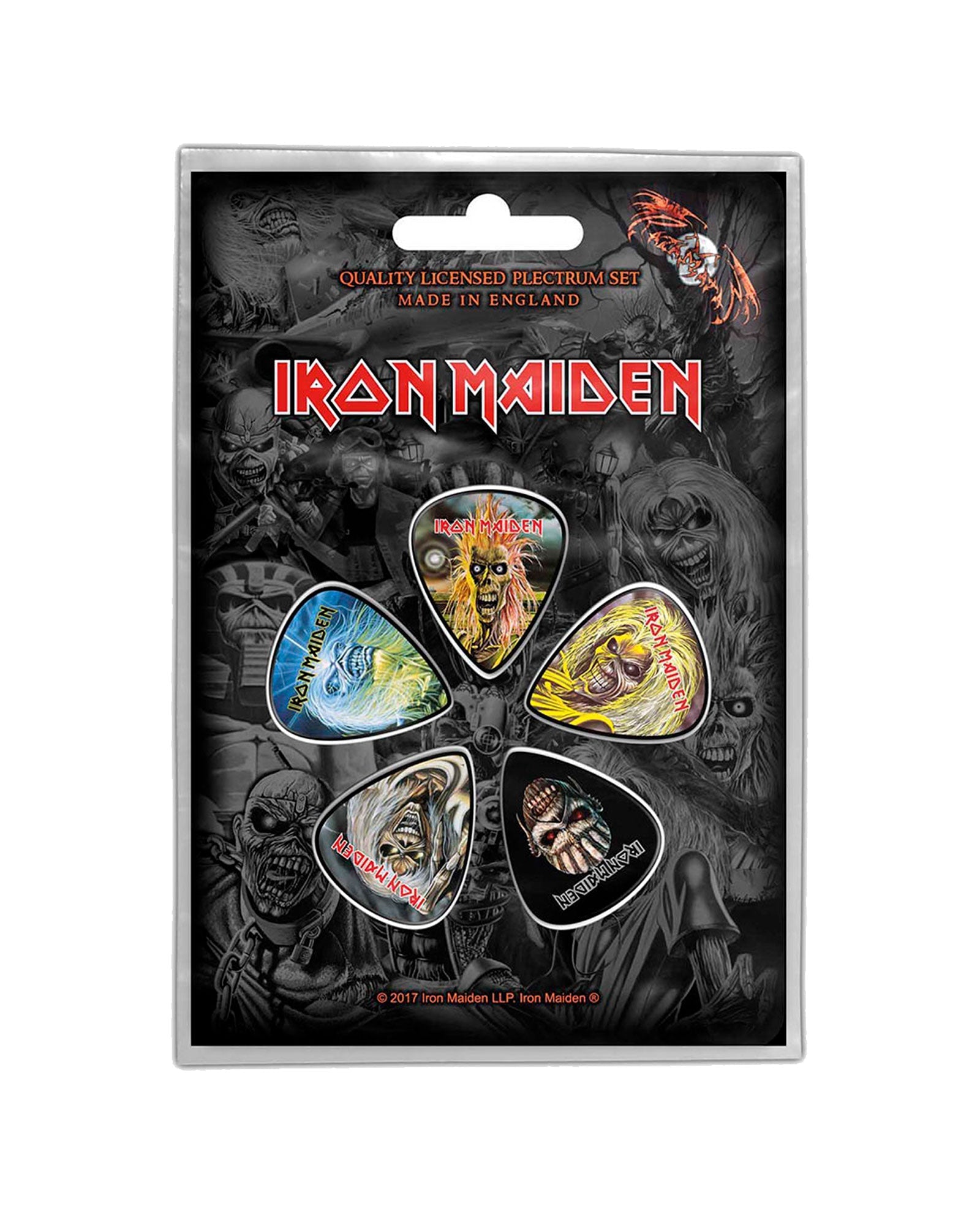 Iron Maiden - Pack de púas "The Faces of Eddie"