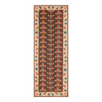 Floral Black Scarf – Isfahan Inspired Design - Saroyi