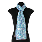 Islamic Motifs Silk Scarf Hijaz V1