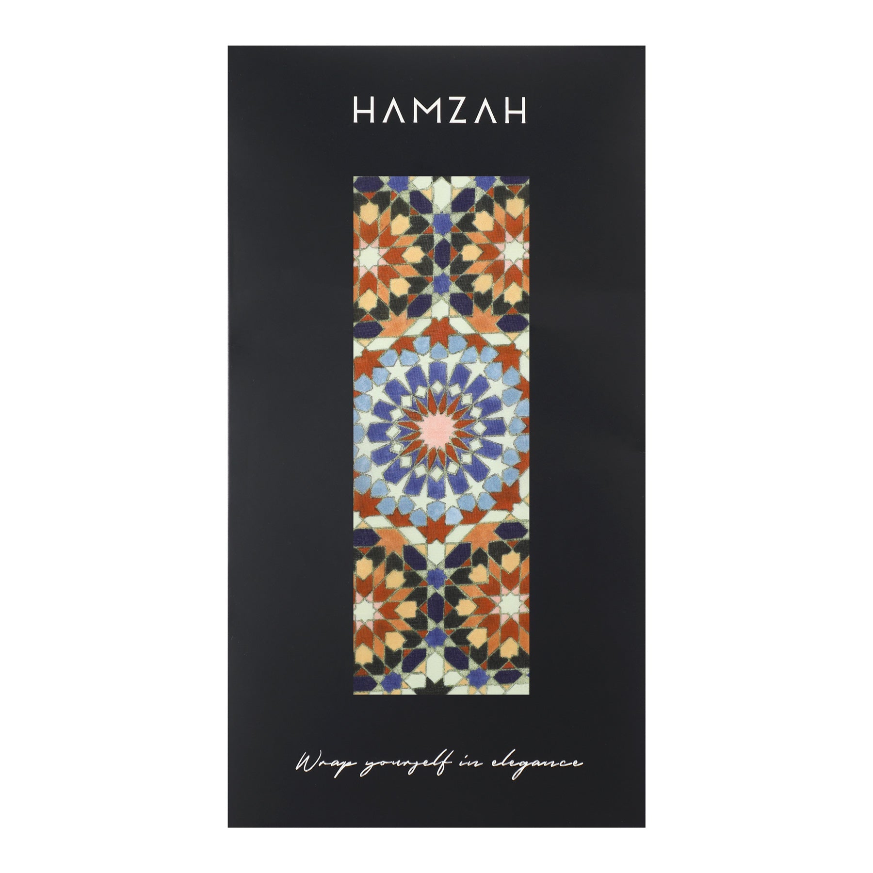 Purple & Brown Silk Scarf Baraka V2