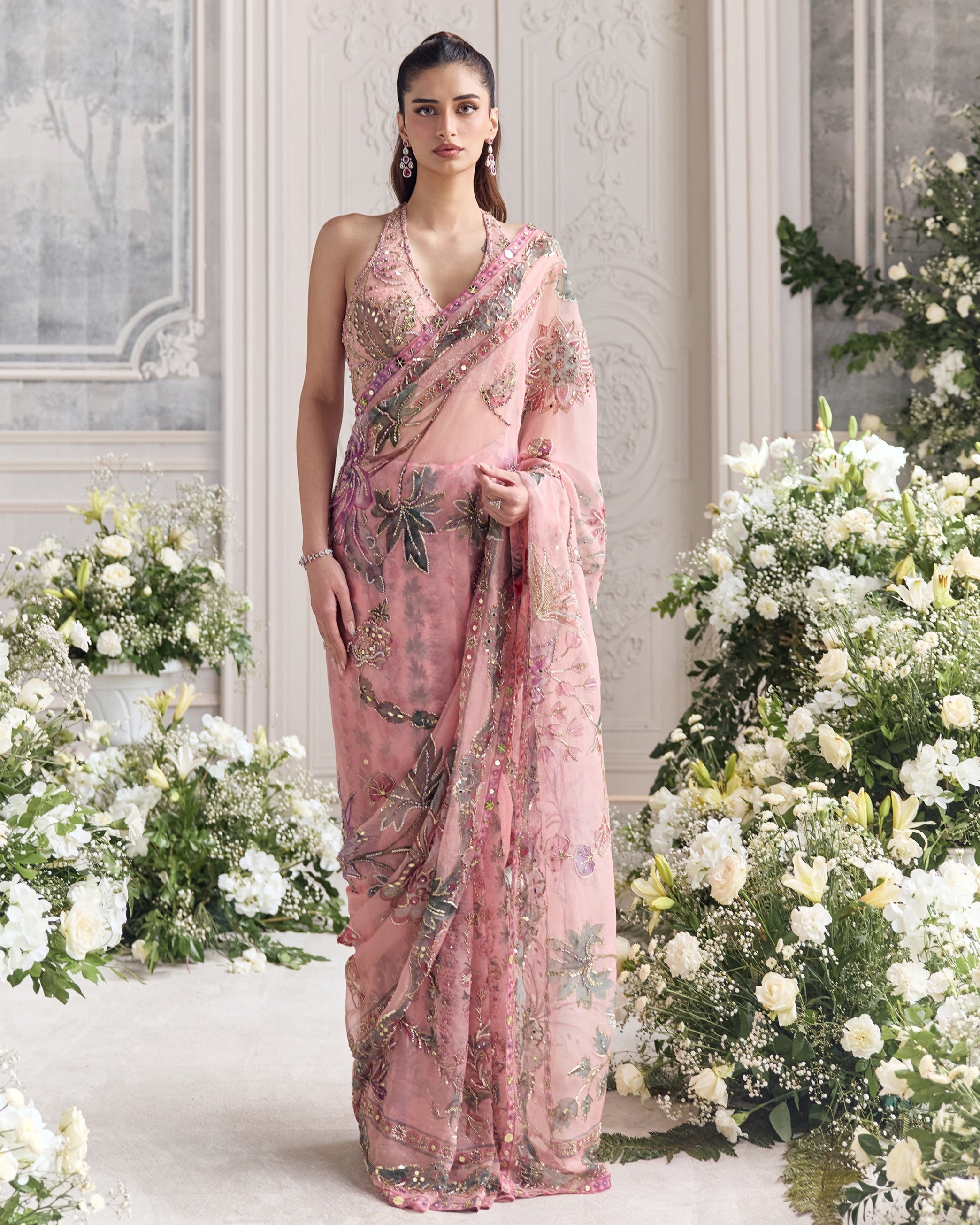 Itr Sari Set By KYNAH, Luxury Indian Fashion & Bridal Wear