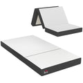 Twin 75in x 38in x 6in Trifold Memory Foam Mattress with Cooling Gel Topper