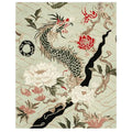 Jade Dragon Vine Hand Tufted Rug