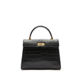 Jade Black Croc Small