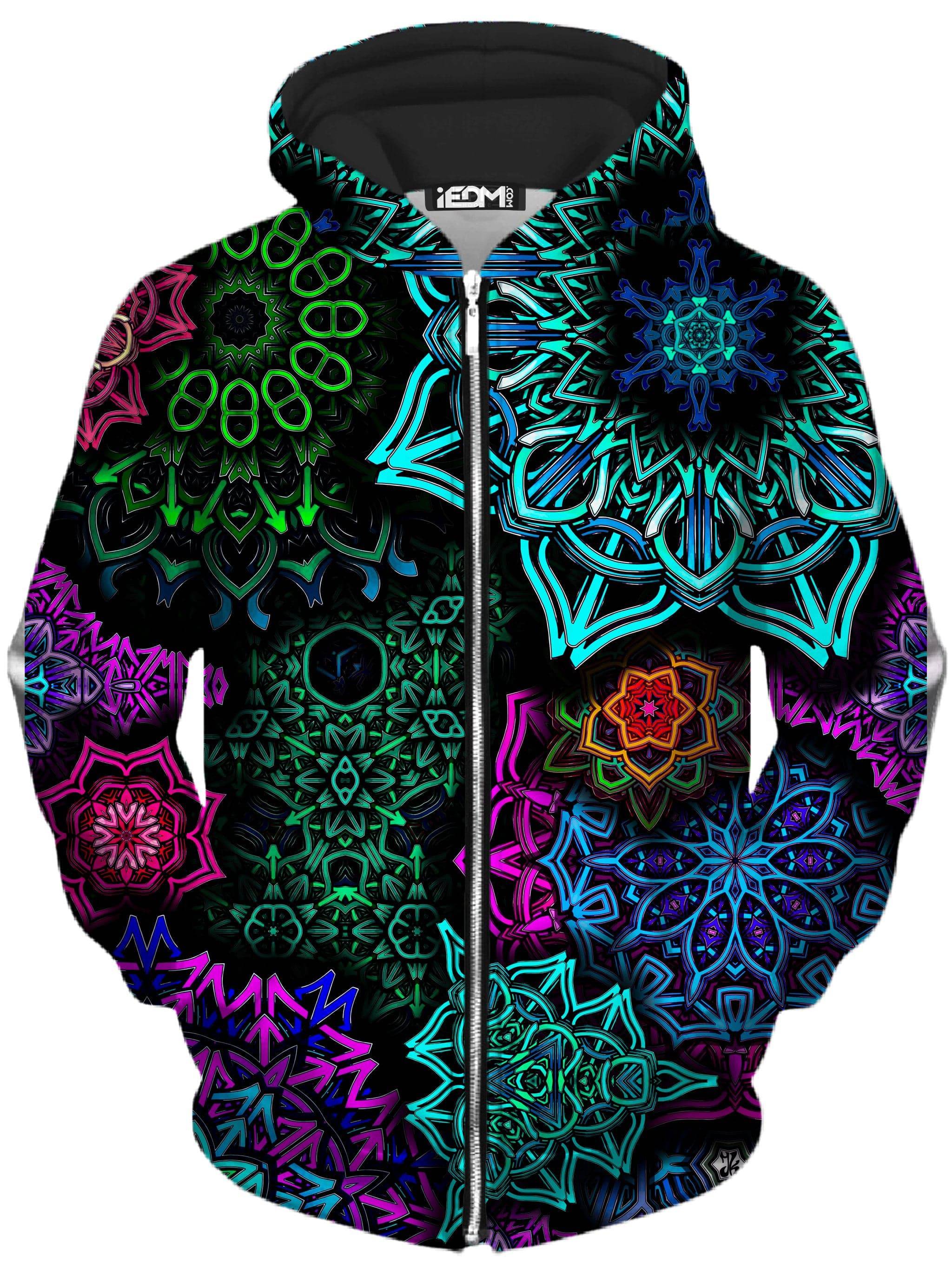 Space Invasion Unisex Zip-Up Hoodie