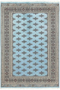 Javarak Blue Hand Knotted Area Rug