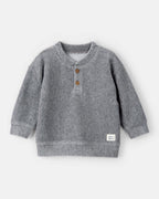 Jersey de terciopelo acanalado gris