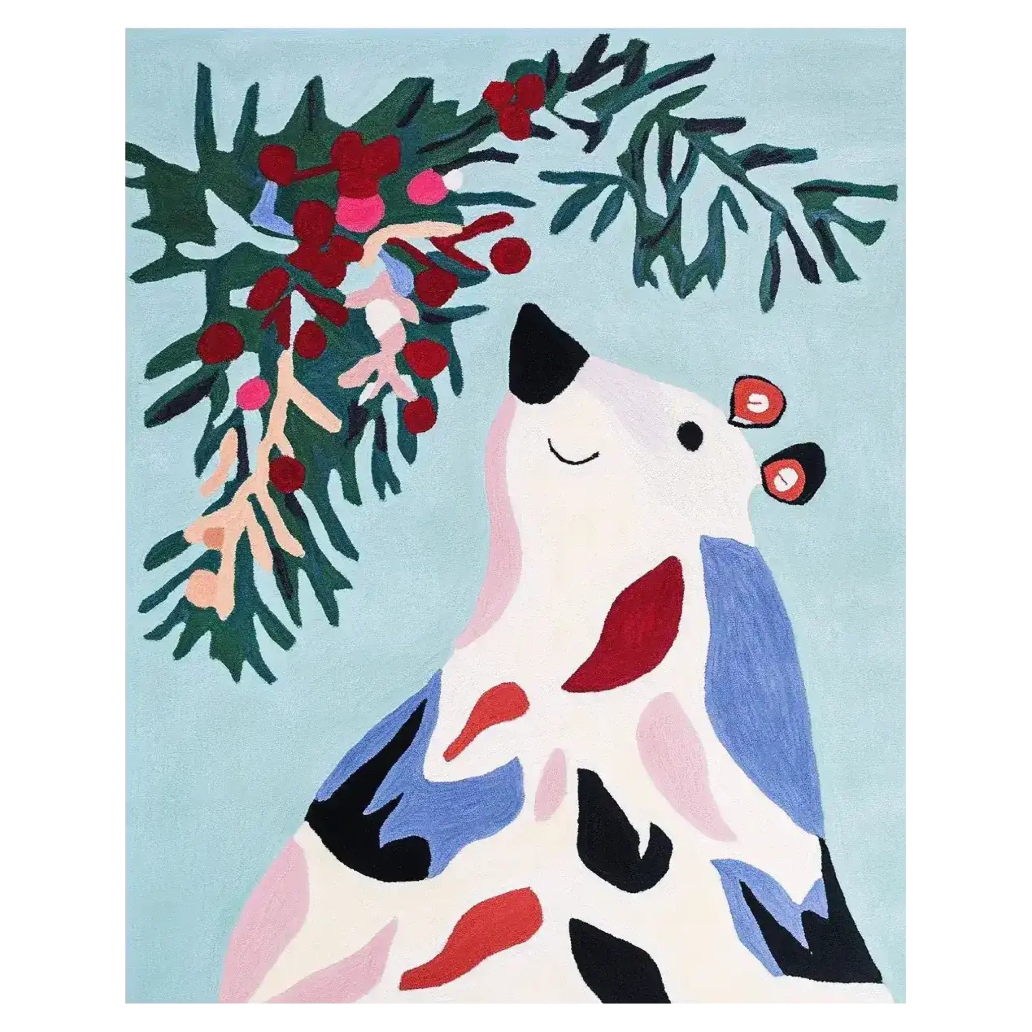 Jingle Frost Bear Hand Tufted Rug