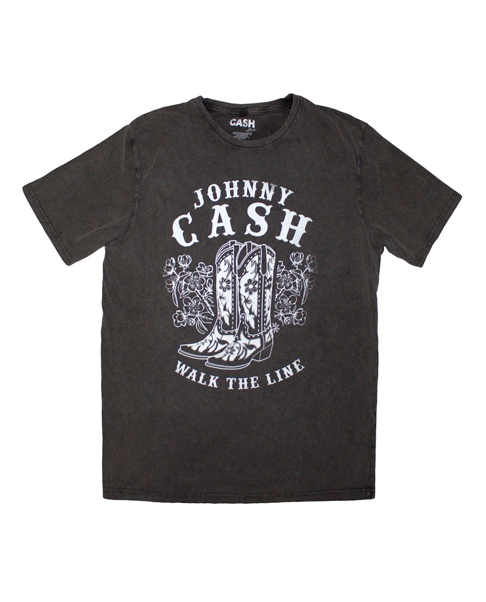Johnny Cash - Camiseta "Walk The Line Boots" Unisex