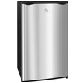3.2 Cu.Ft Mini Fridge with Freezer, Single Door Compact Refrigerator Silver