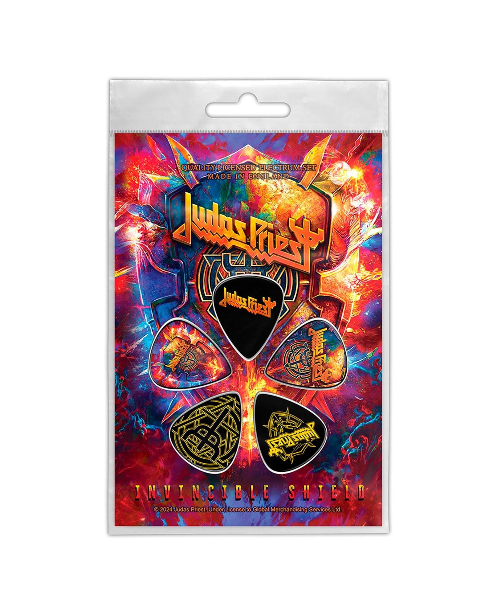 Judas Priest - Pack de púas "Invincible Shield"