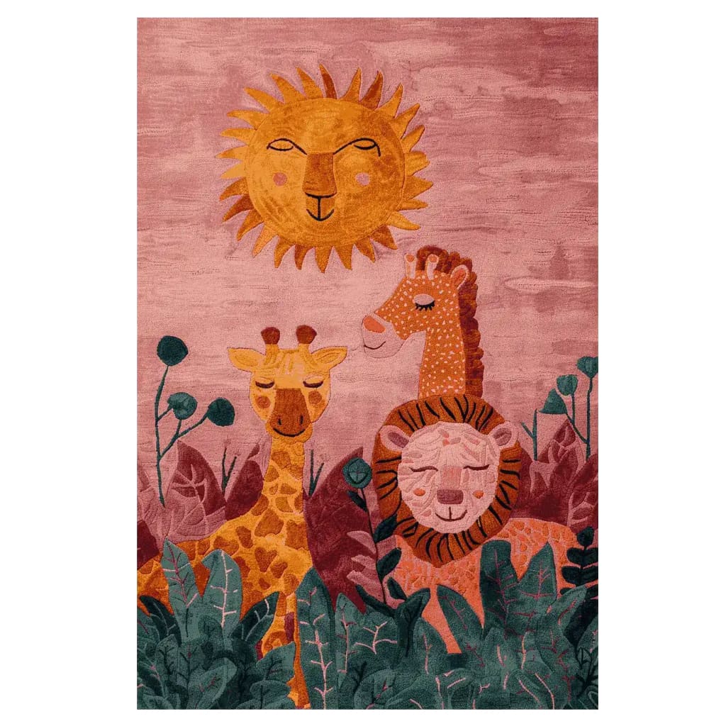 Jungle Smiles Hand Tufted Rug