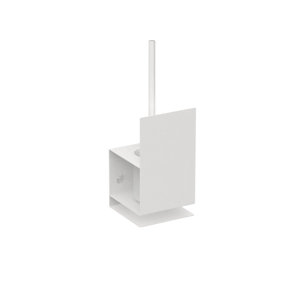 Toilet brush holder Lugano – modern bathroom accessories in stainless steel