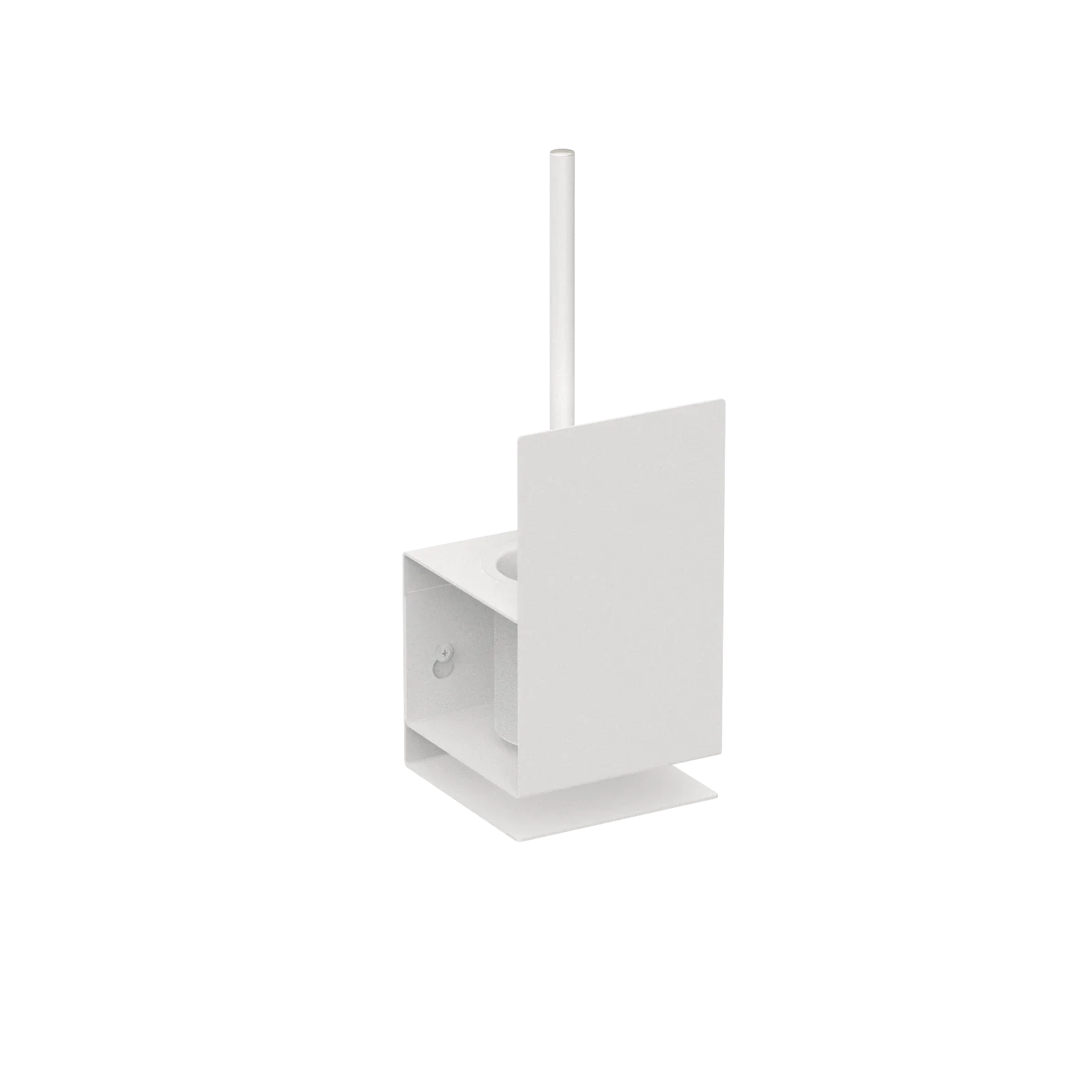 Toilet brush holder Lugano – modern bathroom accessories in stainless steel