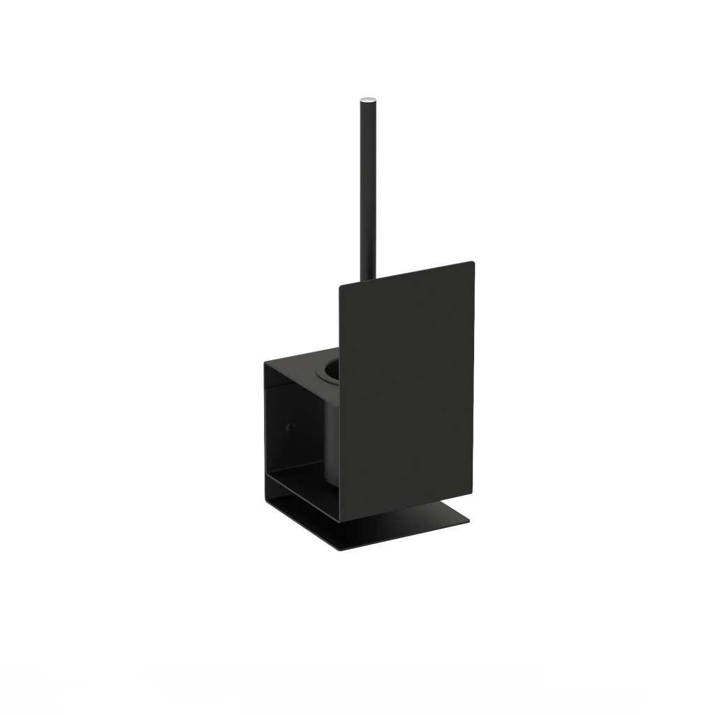 Toilet brush holder Lugano – modern bathroom accessories in stainless steel