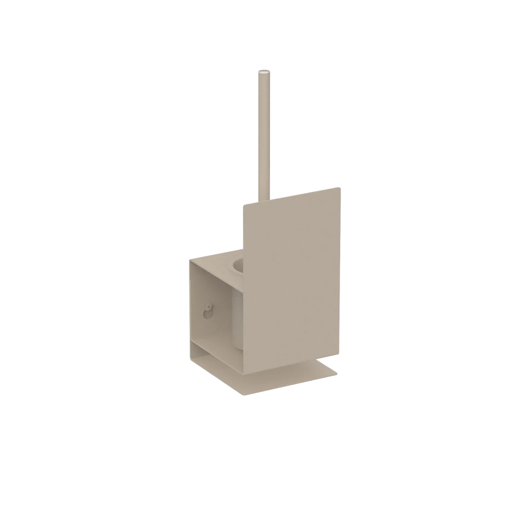 Toilet brush holder Lugano – modern bathroom accessories in stainless steel