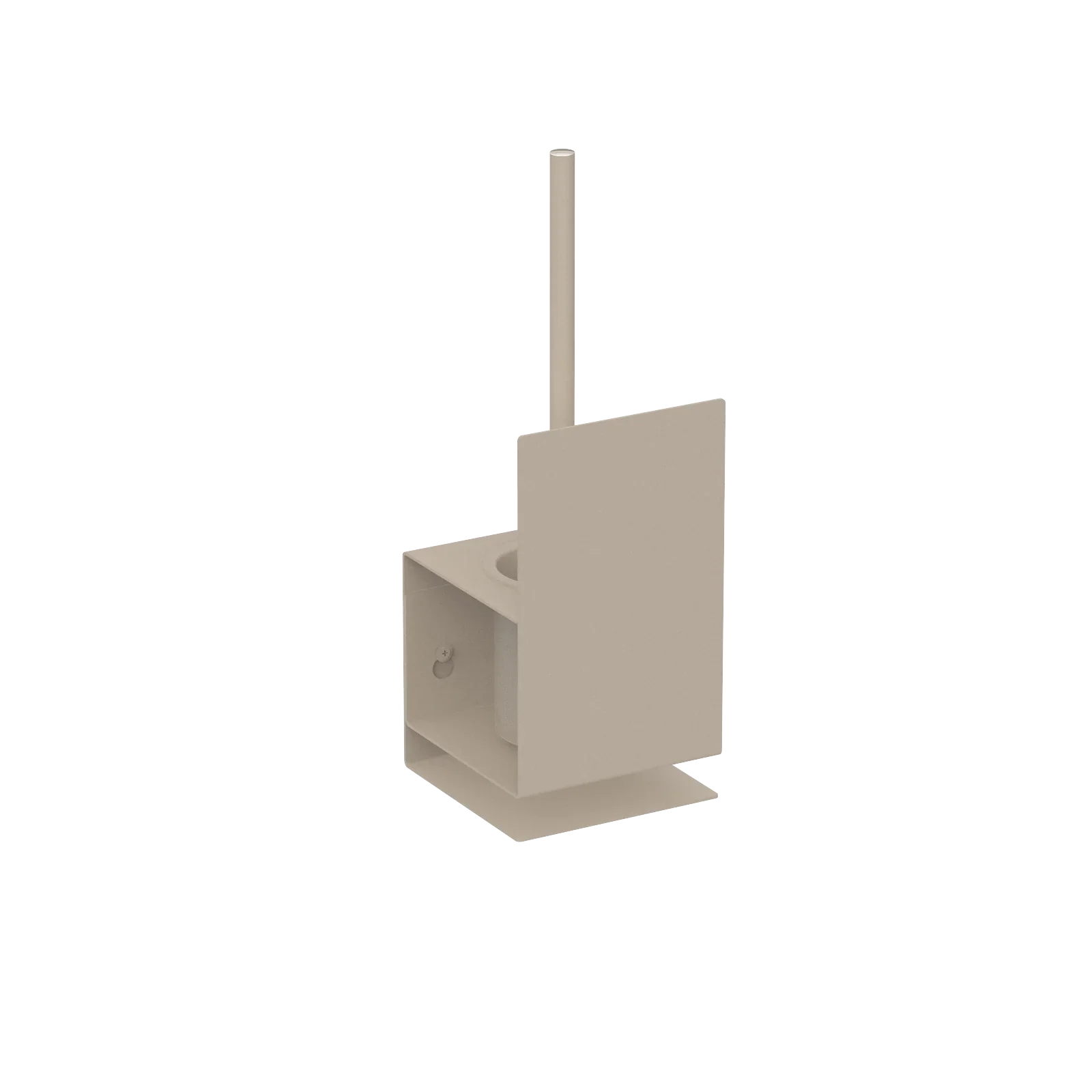 Toilet brush holder Lugano – modern bathroom accessories in stainless steel