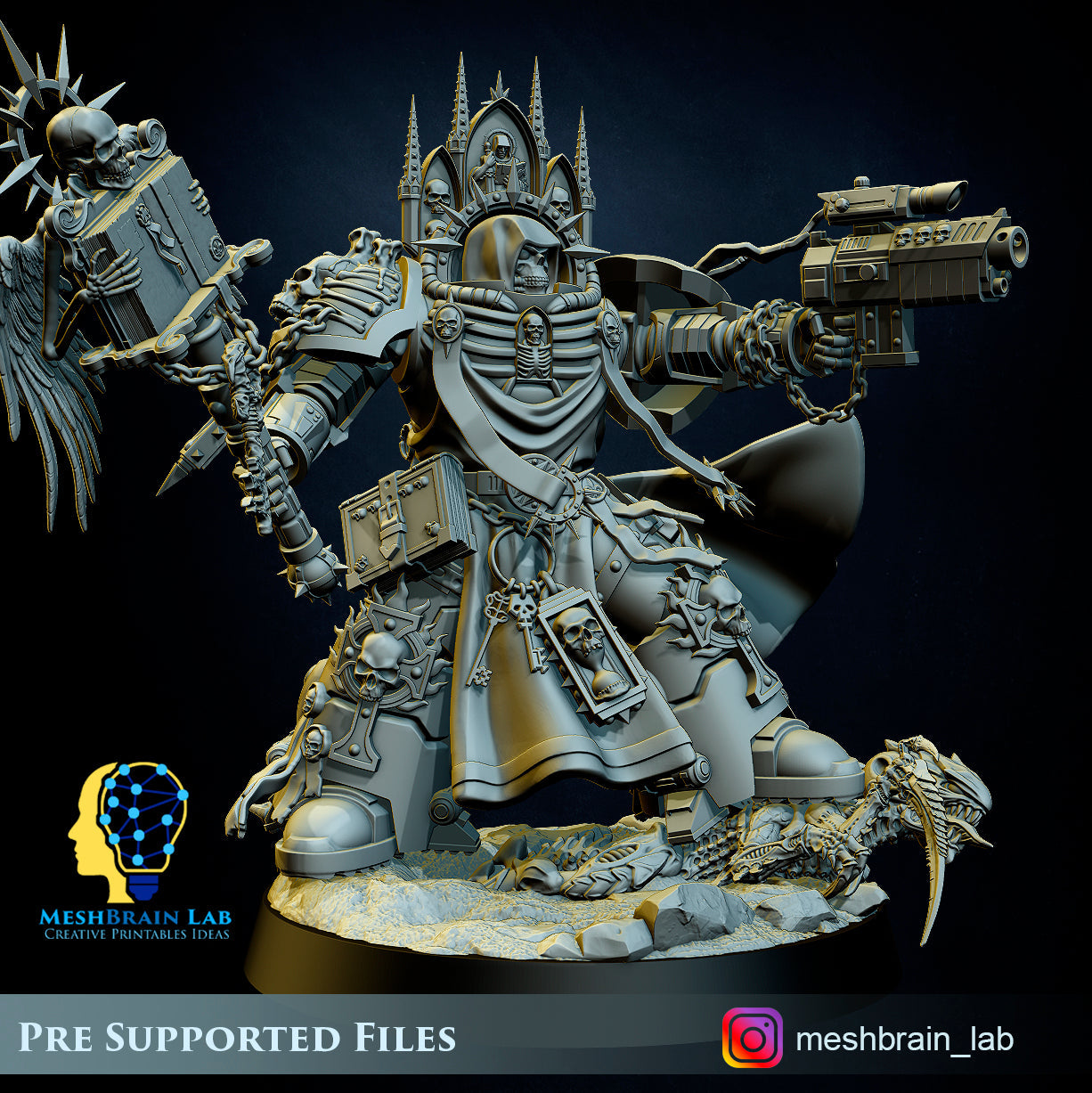 Custos Dogmatis Terminator scale, MeshBrain Lab
