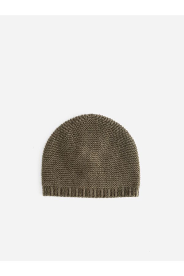 Sofie D'Hoore MELLEYCASH03 Garter Stitch Wool Beanie — Gray