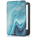 Mountain Blue Green Gold Marble Kindle Basic 6 INCH Case