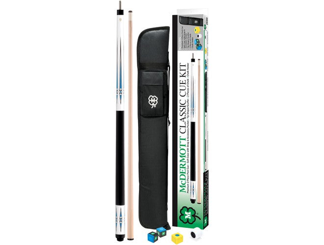 McDermott Classic Cue Kit (White Cue)