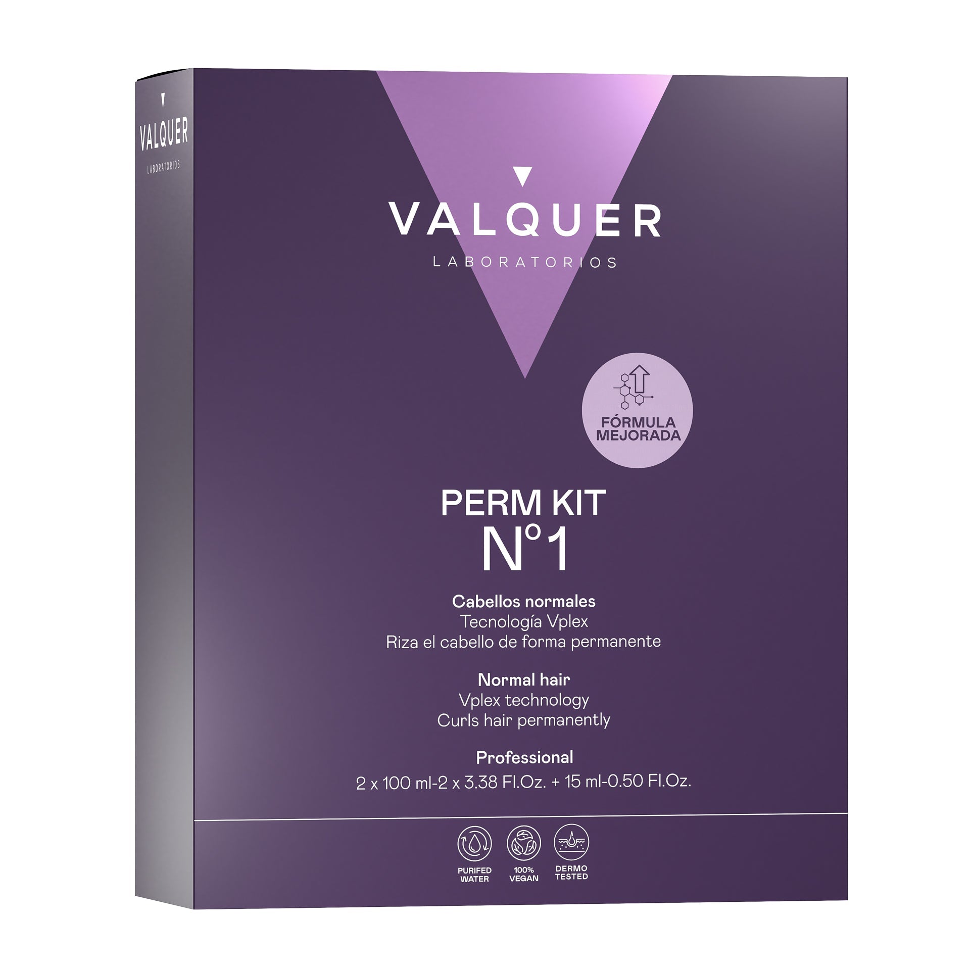 Kit Profesional para Permanente Nº 1 – Cabellos Normales | Rizado Duradero en 3 Pasos
