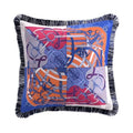 Knighthood Velvet Throw Pillow with Tassels