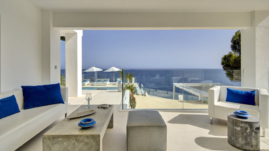 Exclusive Ibiza Villa with Private Beach Access, Beautiful Interiors and Breathtaking Views near Es Cubells