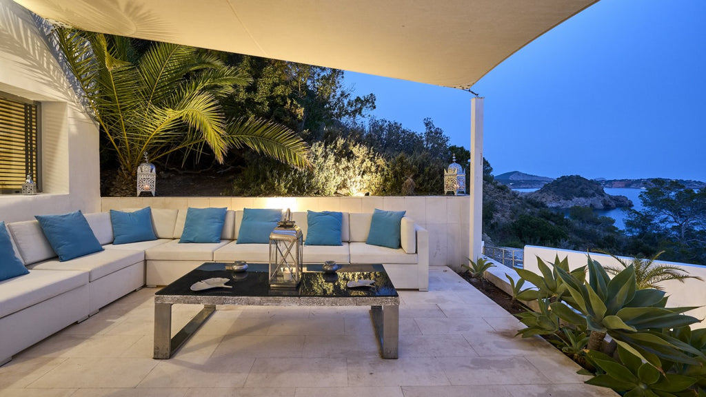 Exclusive Ibiza Villa with Private Beach Access, Beautiful Interiors and Breathtaking Views near Es Cubells