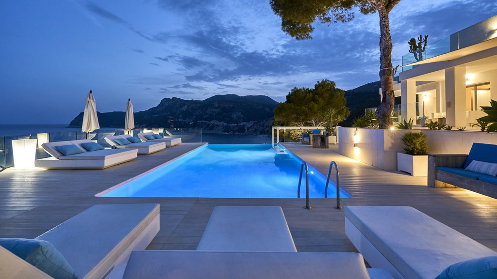 Exclusive Ibiza Villa with Private Beach Access, Beautiful Interiors and Breathtaking Views near Es Cubells