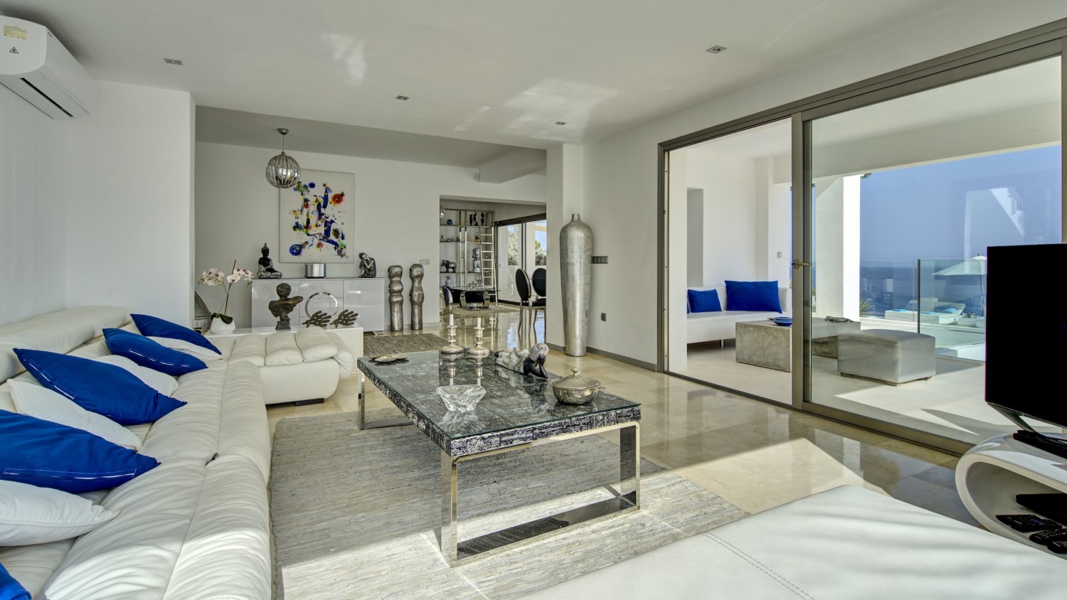 Exclusive Ibiza Villa with Private Beach Access, Beautiful Interiors and Breathtaking Views near Es Cubells