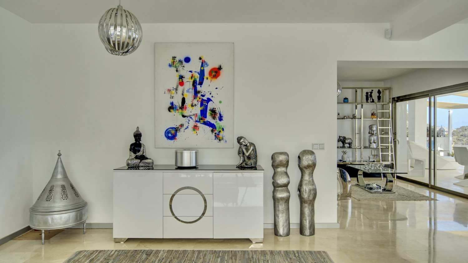 Exclusive Ibiza Villa with Private Beach Access, Beautiful Interiors and Breathtaking Views near Es Cubells