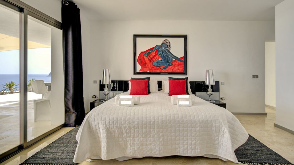Exclusive Ibiza Villa with Private Beach Access, Beautiful Interiors and Breathtaking Views near Es Cubells