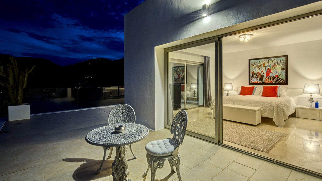 Exclusive Ibiza Villa with Private Beach Access, Beautiful Interiors and Breathtaking Views near Es Cubells