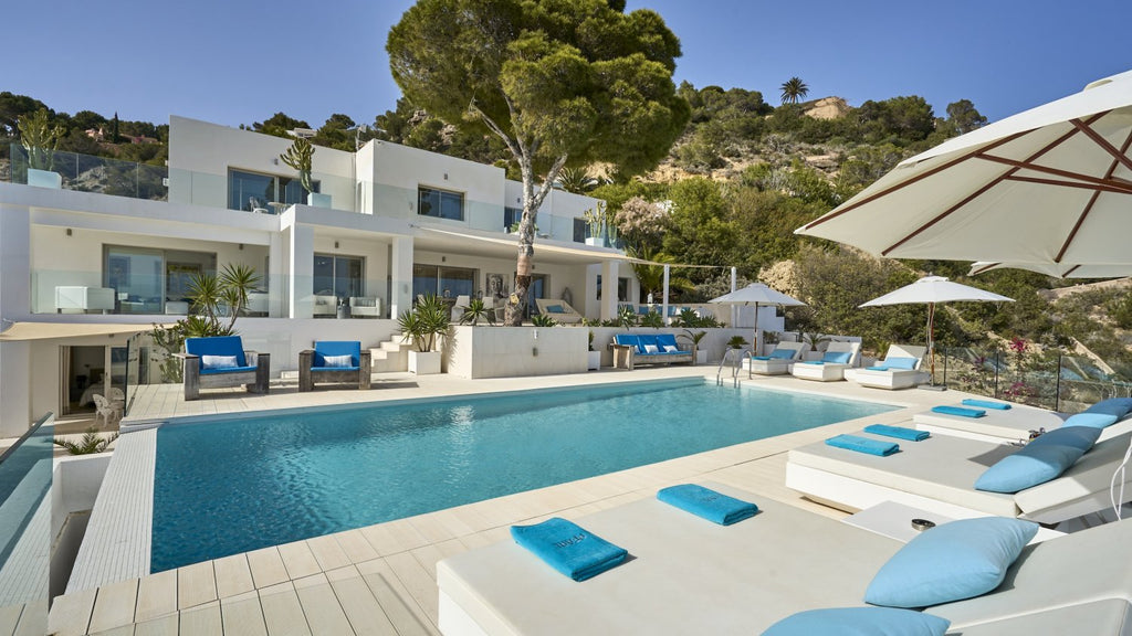 Exclusive Ibiza Villa with Private Beach Access, Beautiful Interiors and Breathtaking Views near Es Cubells
