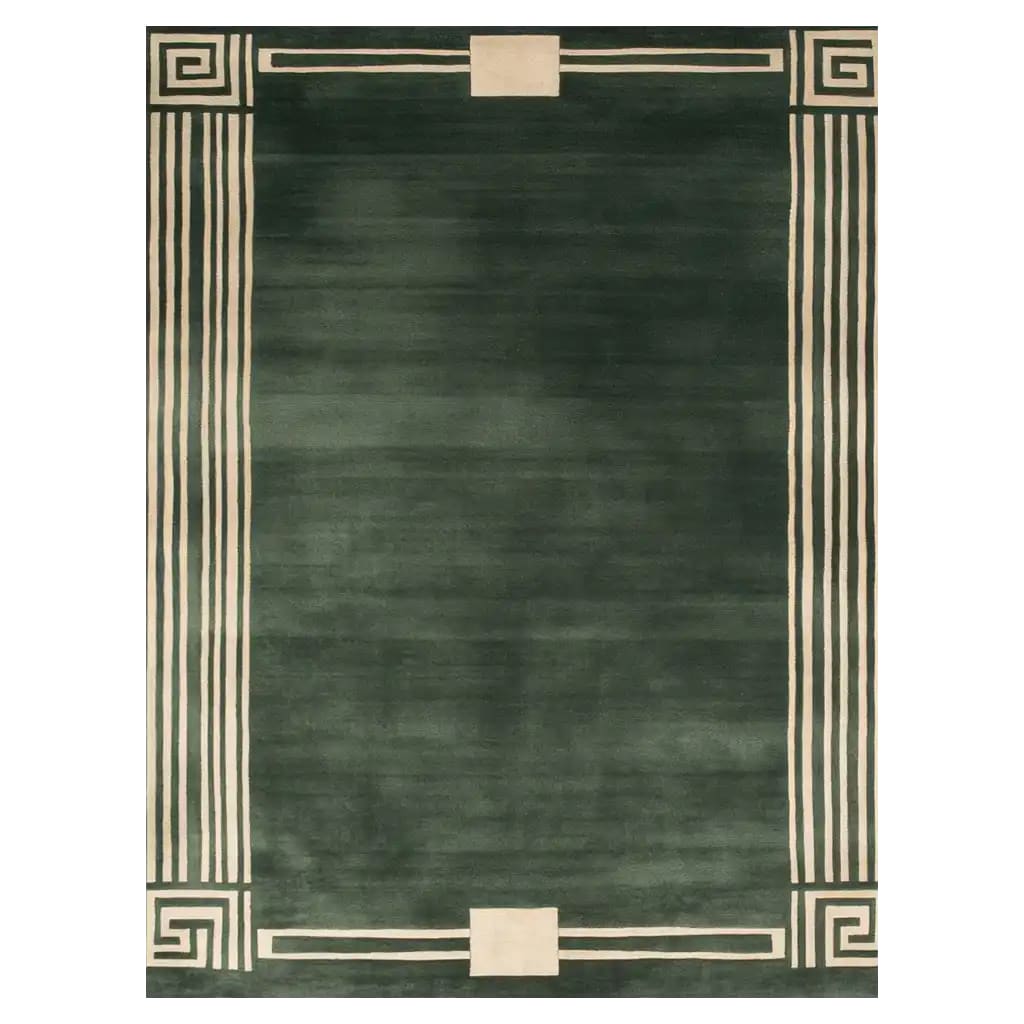 Labyrinthine Majesty Hand Tufted Wool Rug