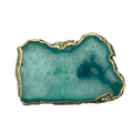 Large Aqua Agate Cheese platter Tray